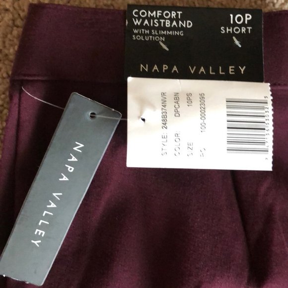 🥀NAPA VALLEY🥀COMFORT WAIST STRAIGHT LEG TROUSERS - Picture 6 of 6
